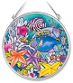 Starry Seas Medium Circle Stained Glass