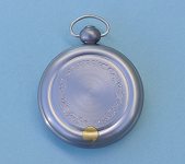 Back of Brunton Gentleman's Pocket Compass