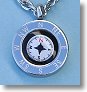 Cardinal Points Compass Pendant with Chain