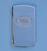 Dalvey Stainless Steel Business Card Case with Hinged Lid