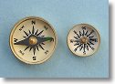 Military Special Forces Survival Button Compasses