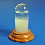 Stanley London Storm Glass with Hardwood Base