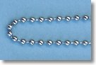 19 inch Stainless Steel Beaded Necklace Chain