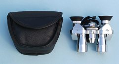 Small Binoculars with Leatherette Case