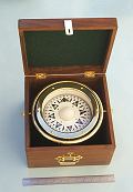 Large Boxed Compass with 12-inch Scale