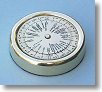 Small Brass World Time Zone Calculator Paperweight