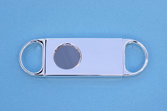 Two Finger Silver Plated Cigar Cutter