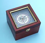 Nautical Compass Rose Quartz Clock