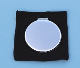 Ultra Thin Compact Mirror with Velvet Pouch