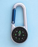 Front of Carabiner Compass