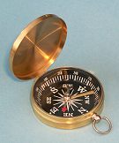Brass-Colored Compass