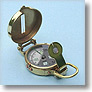 Brass Lensatic Compass