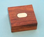 Small Hardwood Case with Lid Closed