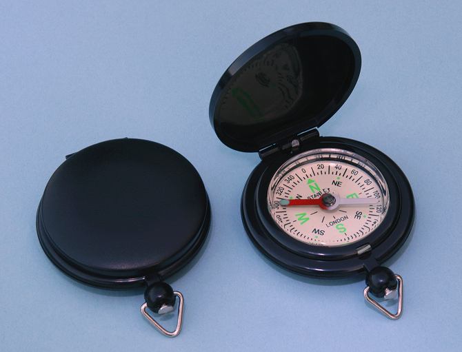 Plastic Pocket Compasses in Pocket Watch Style Cases