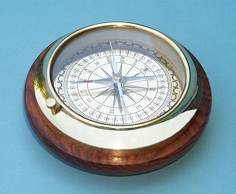 Large Directional Desk Compass