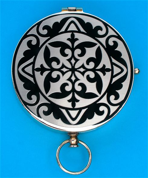 Custom engraved 3-inch pocket compass