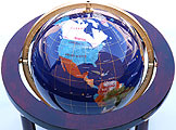 Detail of Gemstone Globe
