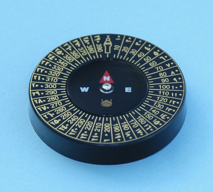 Small  Qibla Liquid Damped Compass