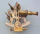Antique Finish Sextant Front view